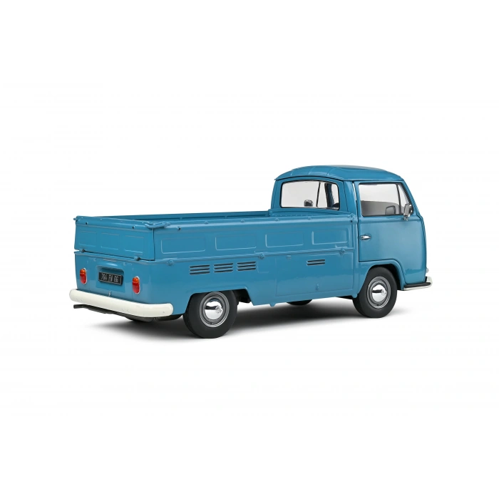 Solido  S1809403 1/18 Volkswagen T2 Pick Up – Blue Petrol – 1968