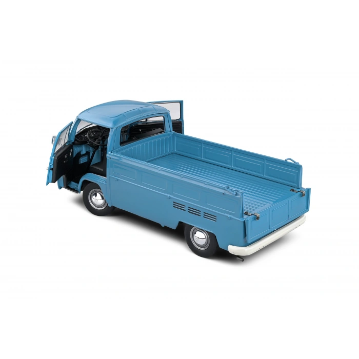 Solido  S1809403 1/18 Volkswagen T2 Pick Up – Blue Petrol – 1968