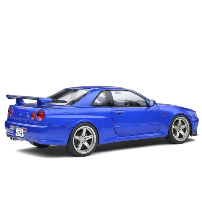 Solido 1/18 Nissan Skyline (R34) GT-R 1999 Bayside Blue