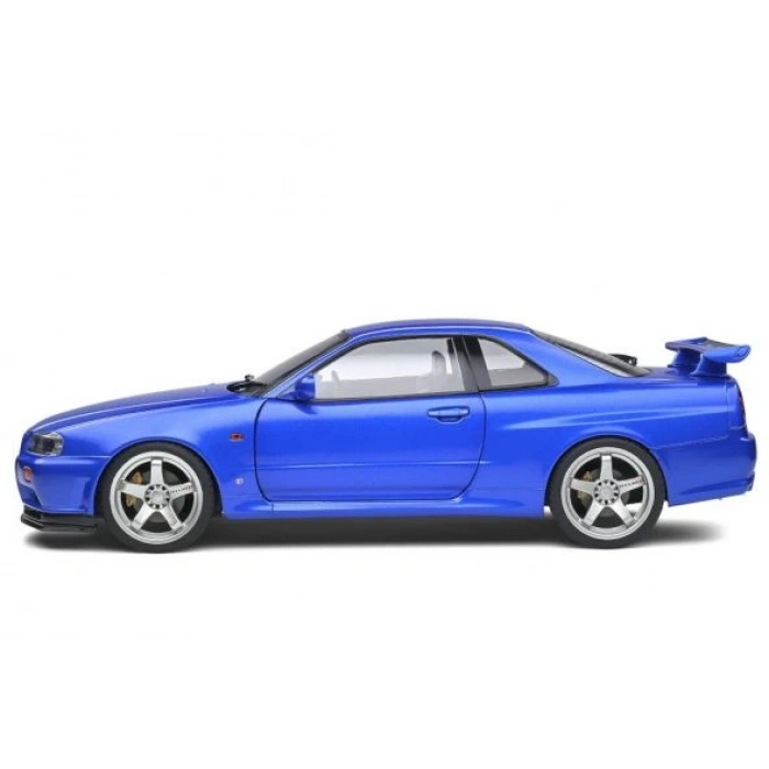 Solido 1/18 Nissan Skyline (R34) GT-R 1999 Bayside Blue