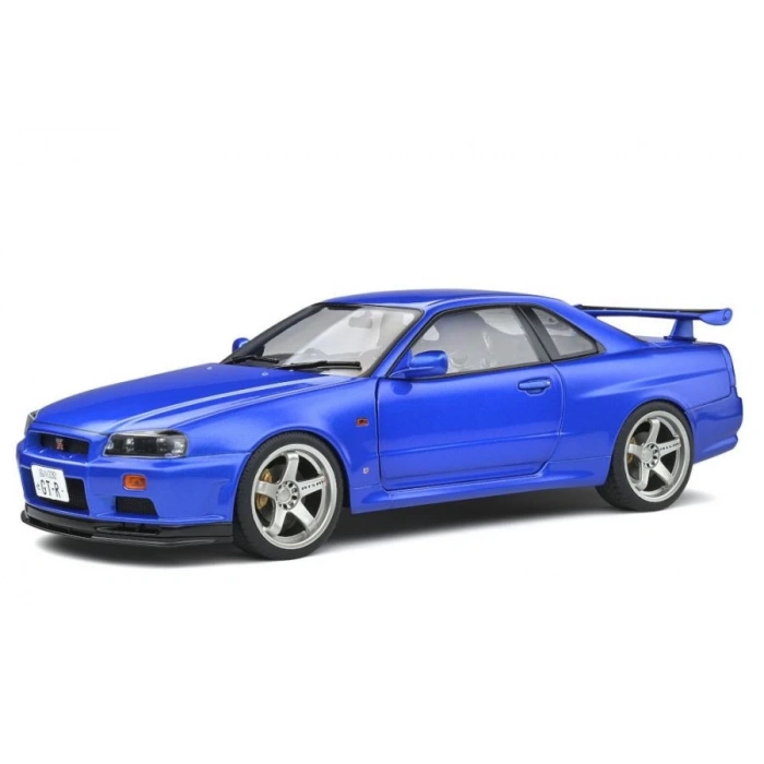 Solido 1/18 Nissan Skyline (R34) GT-R 1999 Bayside Blue