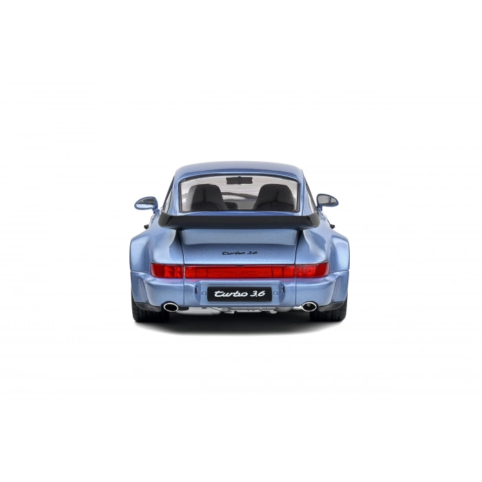 Solido S1803408 1/18 Porsche 911 (964) Turbo – Horizon Blue Metallic – 1990