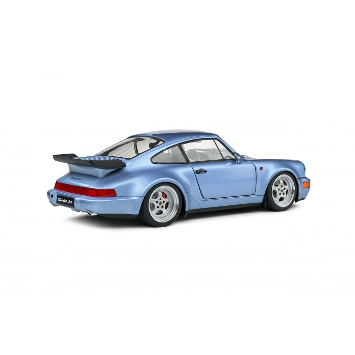 Solido S1803408 1/18 Porsche 911 (964) Turbo – Horizon Blue Metallic – 1990