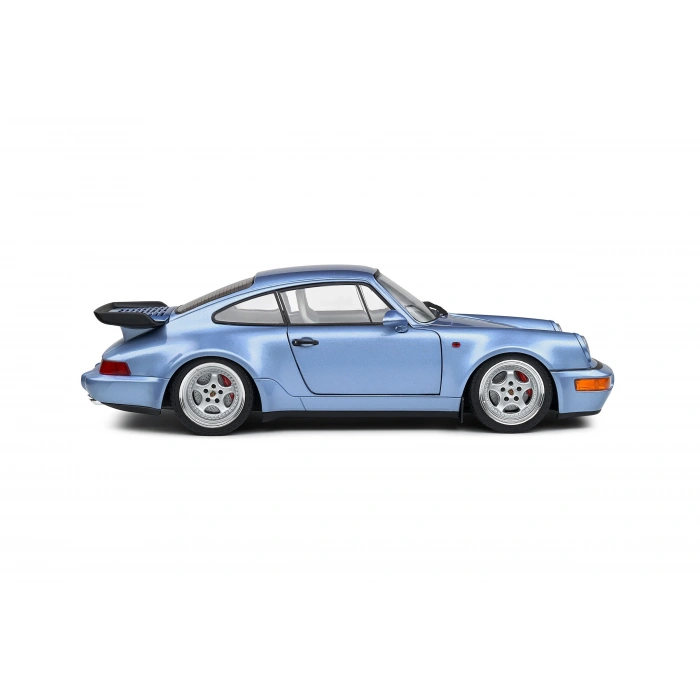 Solido S1803408 1/18 Porsche 911 (964) Turbo – Horizon Blue Metallic – 1990