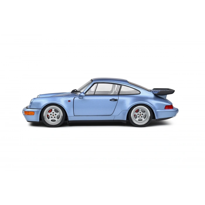 Solido S1803408 1/18 Porsche 911 (964) Turbo – Horizon Blue Metallic – 1990
