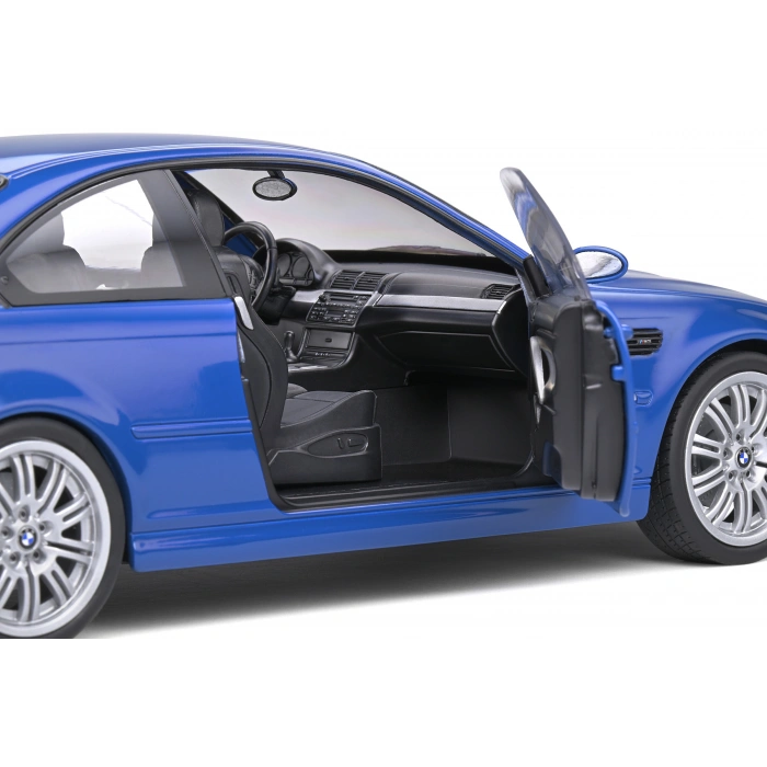 Solido S1806502 1/18 BMW E46 M3 Coupé – Laguna Blue – 2000