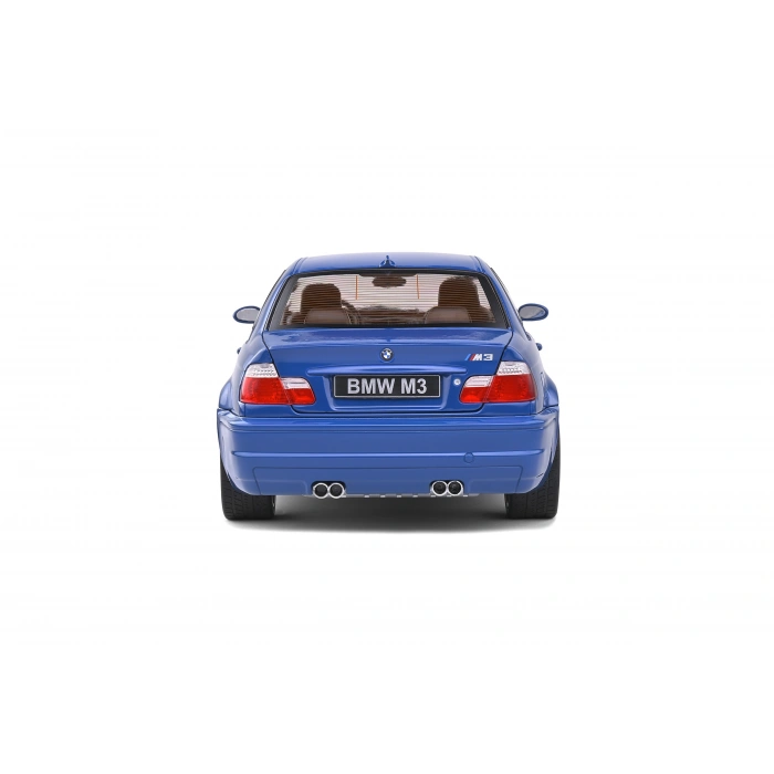 Solido S1806502 1/18 BMW E46 M3 Coupé – Laguna Blue – 2000