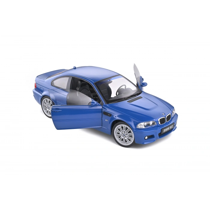 Solido S1806502 1/18 BMW E46 M3 Coupé – Laguna Blue – 2000