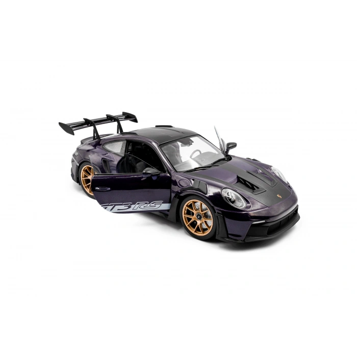 Solido S1812103 1/18 Porsche 911 GT3 RS WEISSACH PACKAGE – VIOLA PURPLE METALLIC – 2024