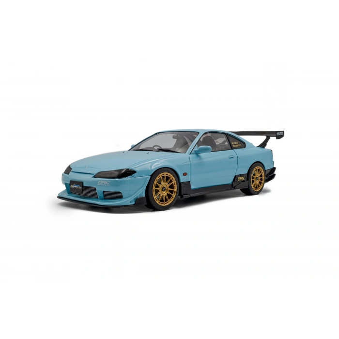Solido S1812204 1/18 Nissan Silvia (S15) Spec-R Aero SOLIDO WORKS – BABY BLUE – 1999