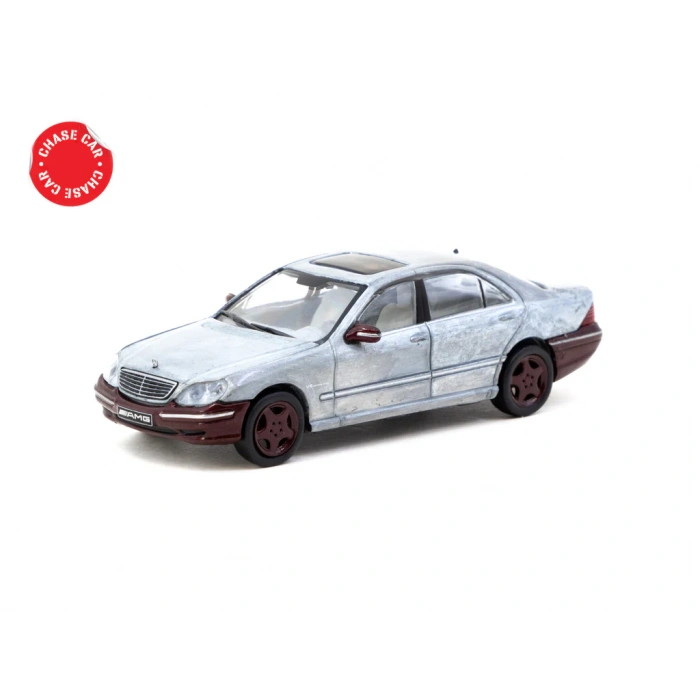 Tarmac Works 1/64 Mercedes-Benz S 55 AMG Bordeaux Red Metallic - GLOBAL64