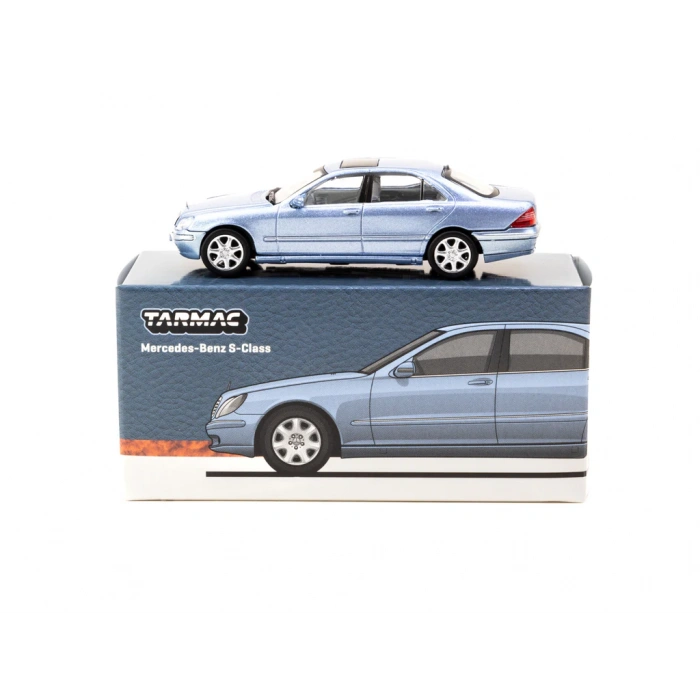 Tarmac Works 1/64 Mercedes-Benz S-Class Horizon Blue Metallic - GLOBAL64