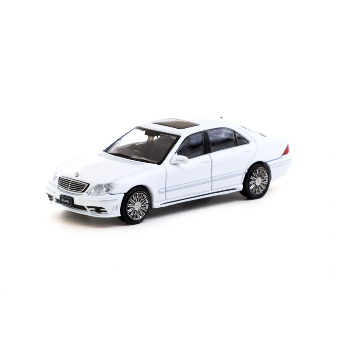 Tarmac Works 1/64 Mercedes-Benz S-Class Wald Alabaster White - Lamley Special Edition