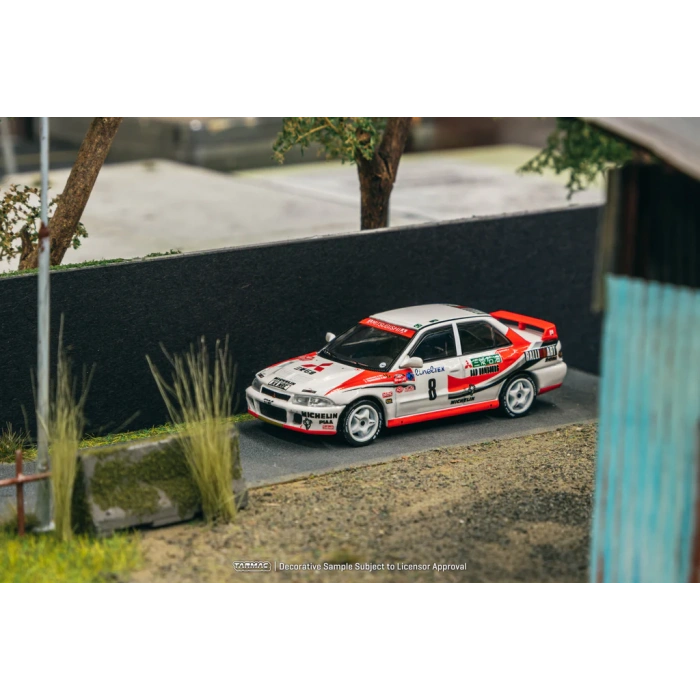 Tarmac Works 1/64 Mitsubishi Lancer Evolution Rallye Monte-Carlo 1993 #8 - GLOBAL64