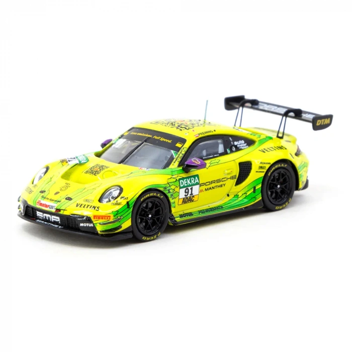 Tarmac Works 1/64 Porsche 911 GT3 R DTM Champion 2023 - HOBBY64 T64-084-23DTM91