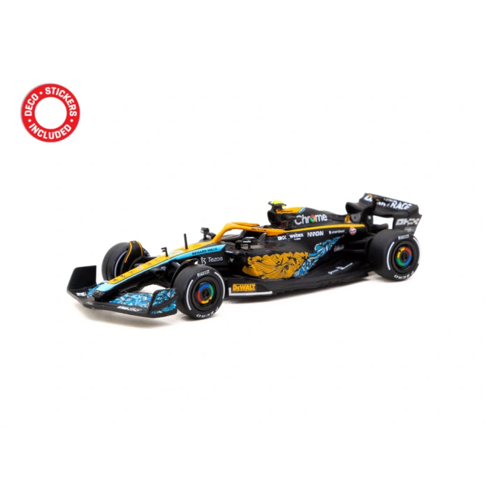 Tarmac Works X iXO Models 1/64 McLaren MCL36 Abu Dhabi Grand Prix 2022 Lando Norris #4- GLOBAL64