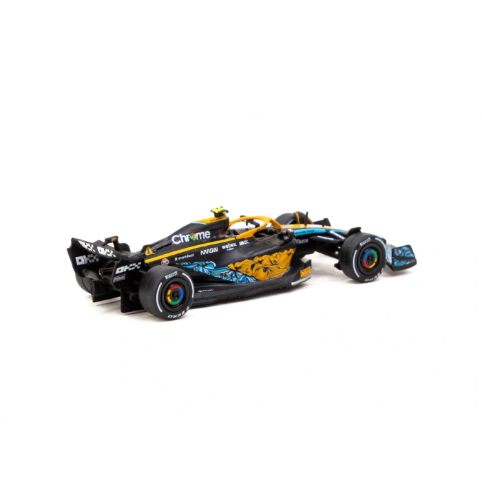 Tarmac Works X iXO Models 1/64 McLaren MCL36 Abu Dhabi Grand Prix 2022 Lando Norris #4- GLOBAL64