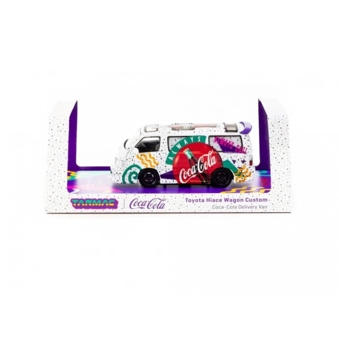 Tarmac Works 1/64 Toyota Hiace Wagon Custom Coca-Cola Delivery Van