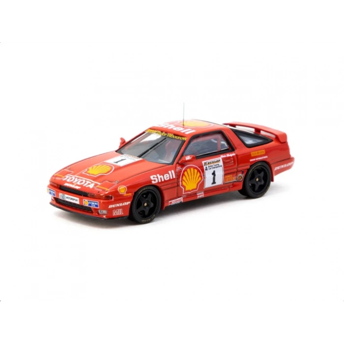 Tarmac Works 164 Toyota Supra Turbo (MA70) BTCC 1988 Chris Hodgetts - HOBBY64 T64-064-88BTC01