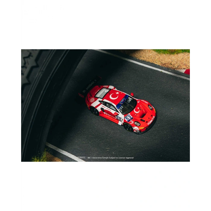Tarmac Works X Diecast Turkey Porsche 911 GT3 R / FIA Motorsport Games GT Sprint 2024 Winner / Ayhancan Güven (Exclusive)
