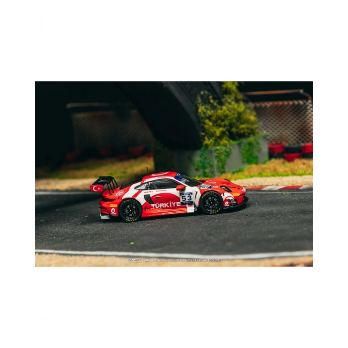 Tarmac Works X Diecast Turkey Porsche 911 GT3 R / FIA Motorsport Games GT Sprint 2024 Winner / Ayhancan Güven (Exclusive)