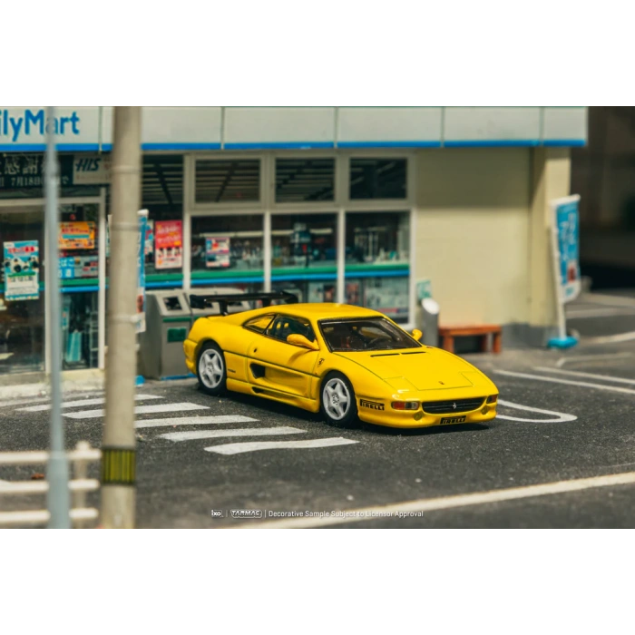 Tarmac Works X iXO Models 1/64 Ferrari F355 Challenge Yellow