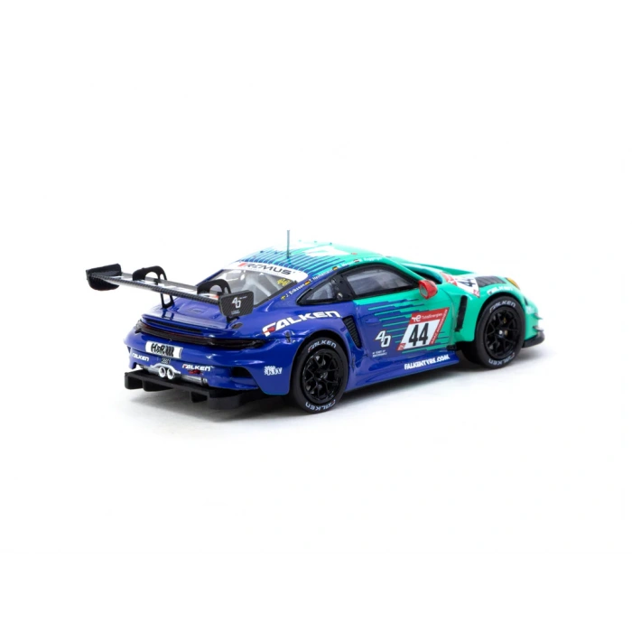 Tarmac Works X iXO Models 1/64 Porsche 911 GT3 R Nürburgring 24h 2023 #44 - HOBBY64
