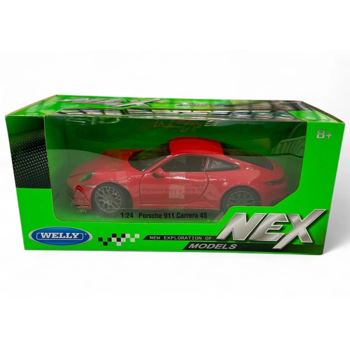 Welly 1/24 Porsche 911 Carrera 4S (Red)