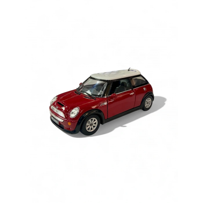 Kinsmart 1/28 Mini Cooper S Kırmızı (Çek Bırak)