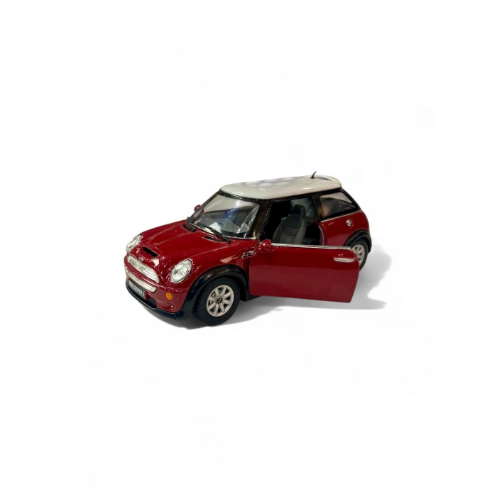 Kinsmart 1/28 Mini Cooper S Kırmızı (Çek Bırak)