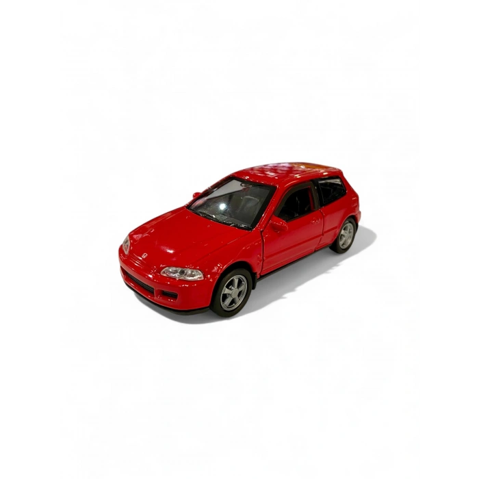 Welly 1/36 Honda Civic EG6 Kırmızı (Çek Bırak)