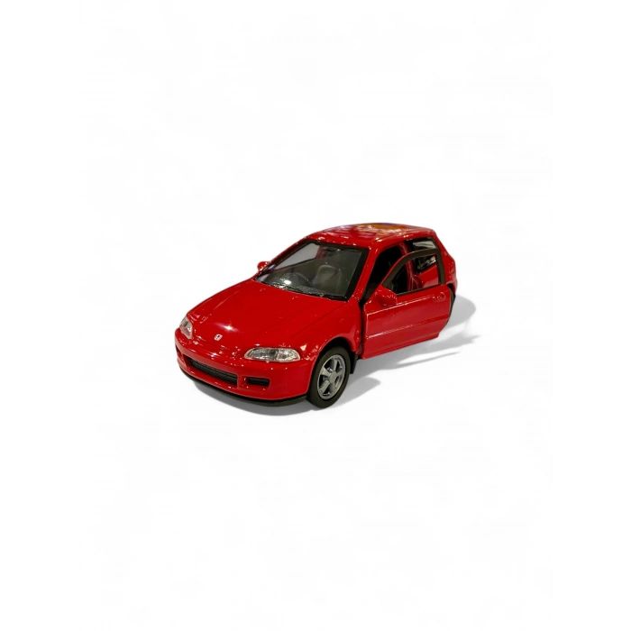 Welly 1/36 Honda Civic EG6 Kırmızı (Çek Bırak)
