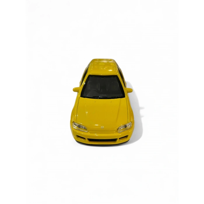 Welly 1/36 Honda Civic EG6 Sarı (Çek Bırak)
