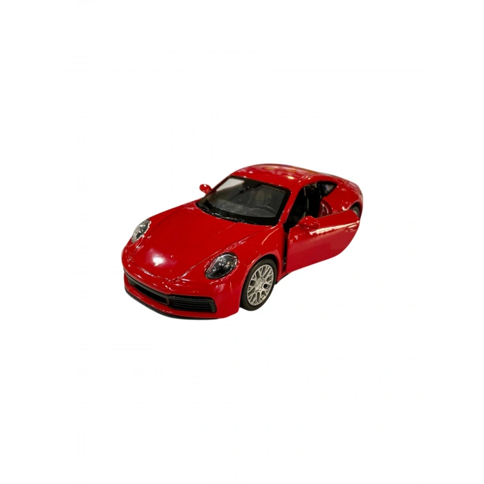 Welly 1/36 Porsche 911 Carrera 4 S Kırmızı (Çek Bırak)
