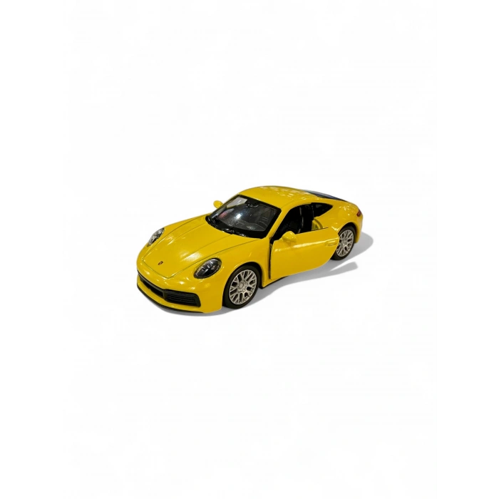 Welly 1/36 Porsche 911 Carrera 4 S  Sarı (Çek Bırak)