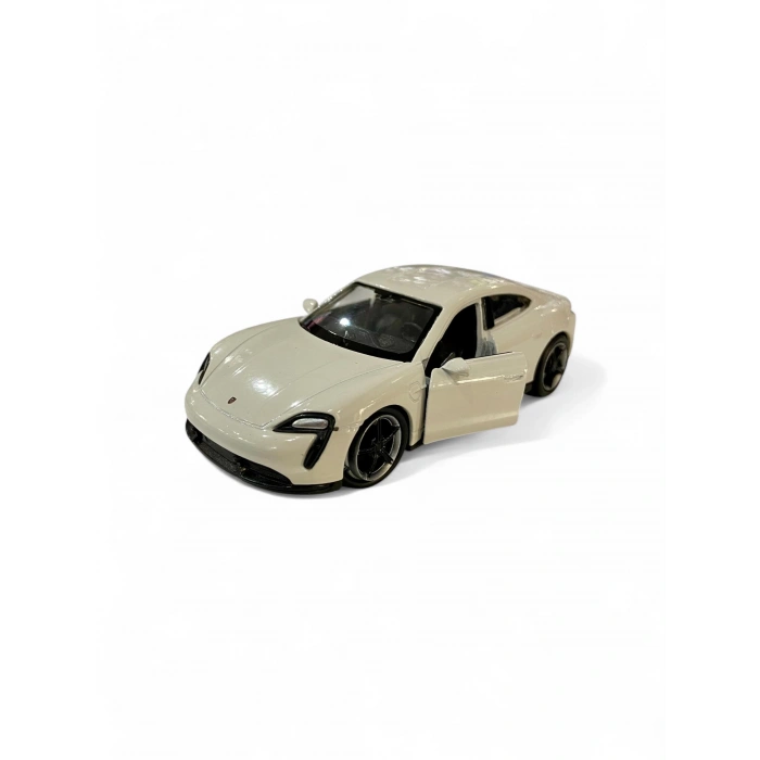 Welly 1/36 Porsche Taycan Turbo S Beyaz (Çek Bırak)