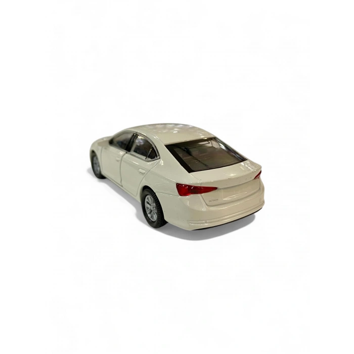 Welly 1/36 Skoda Octavia Beyaz (Çek Bırak)