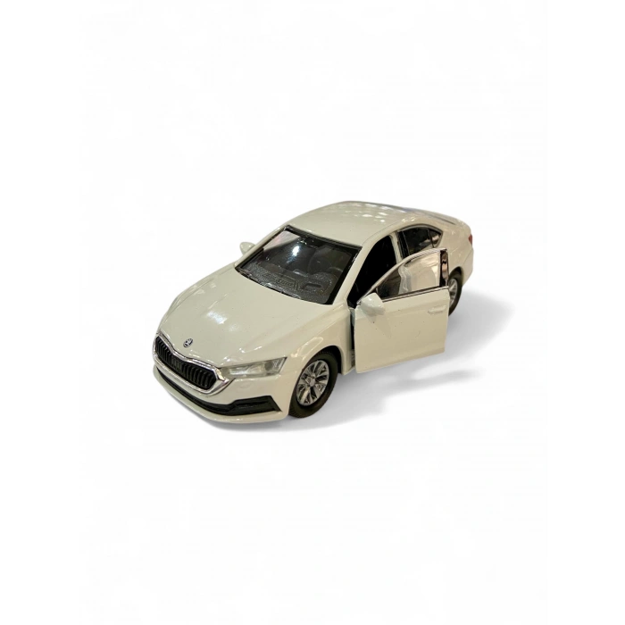 Welly 1/36 Skoda Octavia Beyaz (Çek Bırak)