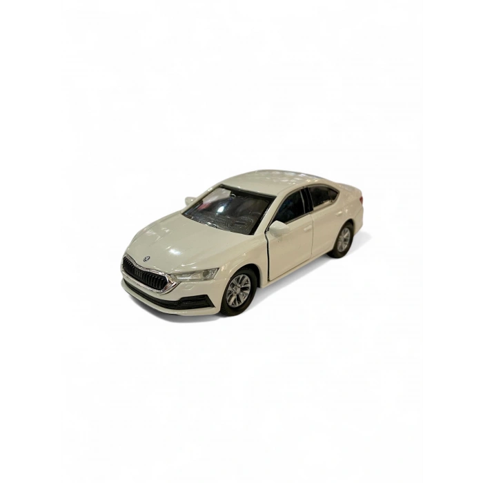 Welly 1/36 Skoda Octavia Beyaz (Çek Bırak)