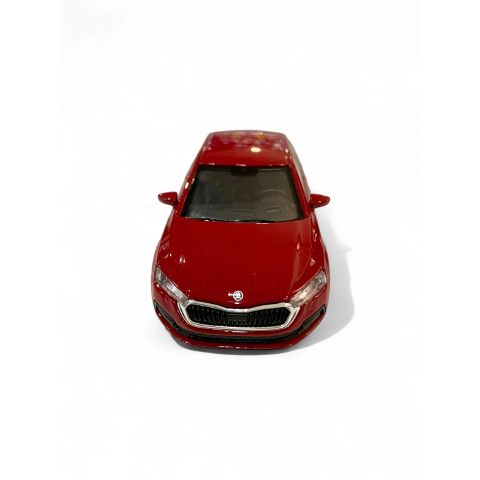 Welly 1/36 Skoda Octavia Kırmızı (Çek Bırak)