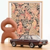Norev 183778 1/18 Mercedes-Benz 200 1968 Dark Red Brown