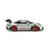Solido S4314802 1/43 Porsche 911 (992) GT3 RS – Ice Grey Metallic w/Pyro Red – 2023