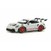 Solido S4314802 1/43 Porsche 911 (992) GT3 RS – Ice Grey Metallic w/Pyro Red – 2023