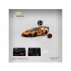 CM Model 1/64 McLaren Senna GTR Orange Metallic with Carbon Hood and Black Top