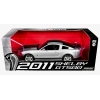 GreeLight 1/18 2011 Shelby GT500 - Ingot Silver with Black Stripes