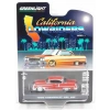 Greenlight 1/64 California Lowriders Series 5 - 1955 Chevrolet Bel Air – Red and Silver Solid Pack 63060-B