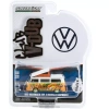 Greenlight 1:64 Club Vee-Dub Series 14- 1973 Volkswagen Type 2 Westfalia Campmobile – Flower Power