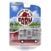 Greenlight 1/64 Down on the Farm Series 9- Silver & Red Bale Throw Wagon 48090-F