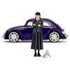 Jada 1/24 Wednesday 1972 VW Beetle with Wednesday & Thing Figures