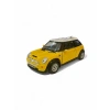 Kinsmart 1/28 Mini Cooper S Sarı (Çek Bırak)
